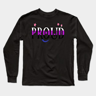 Proud genderfluid Long Sleeve T-Shirt